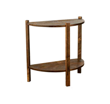 R/C Maplewood Half Round End Table