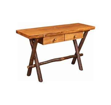 Millcreek Live Edge Sofa Table w/2 Drawers