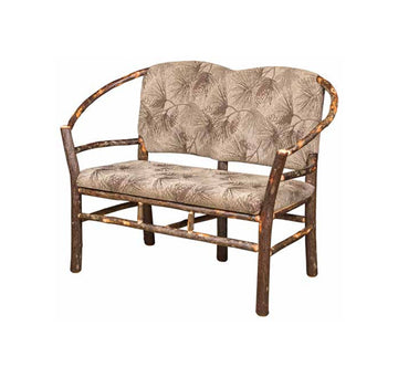 Settee with Fabric Seat & Back