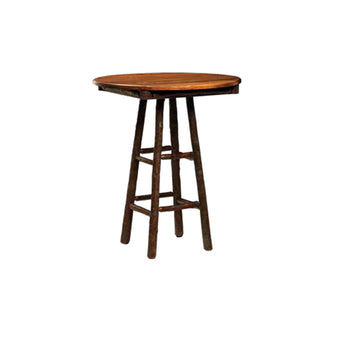 Round Pub Table with Windmill Base
