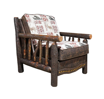 Ridgeway Loveseat with Hickory Arms