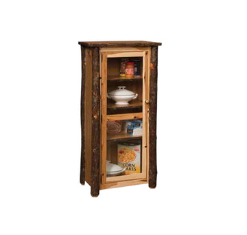 Jelly Cupboard with Glass Door and 3 Adjustable Shelves