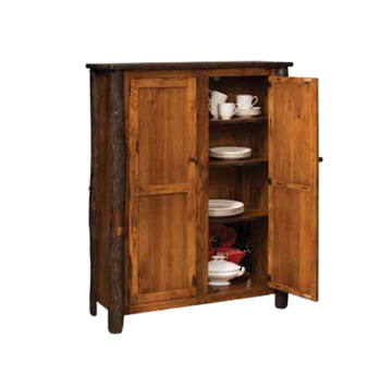 2-Door Jelly Cupboard with 6 Adjustable Shelves