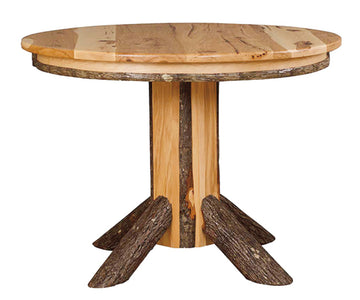 Round Single Pedestal - Solid Top