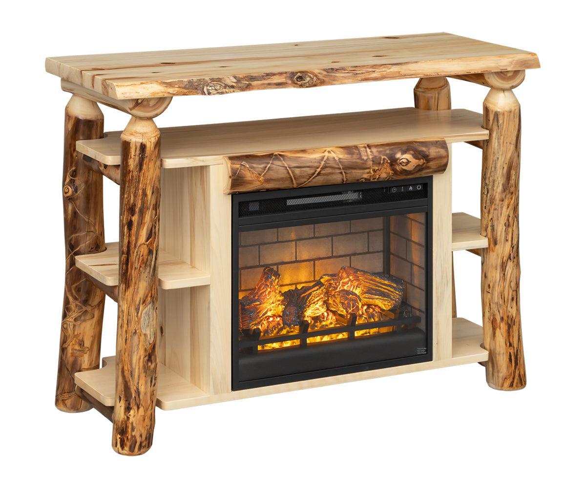 Colorado Aspen Fireplace TV Stand – 48″W