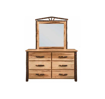 Hickory 6-Drawer Dresser