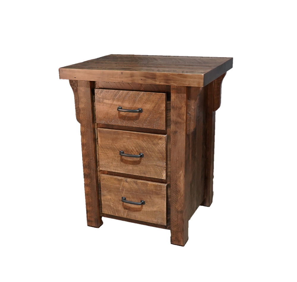 Highland 3-Drawer Nightstand
